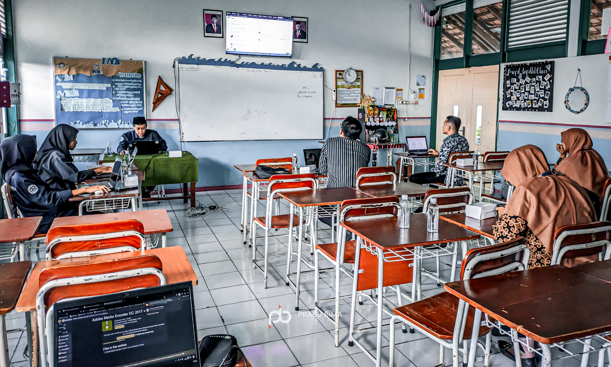 Rapat Sistem Keuangan Prabubima Tech di SMP Al Irsyad Cilacap